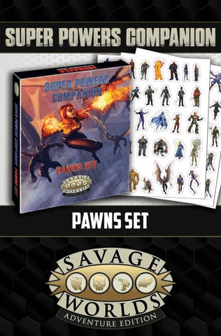 Savage Worlds Adventure Edition: Super Powers Pawns Boxed Set 1