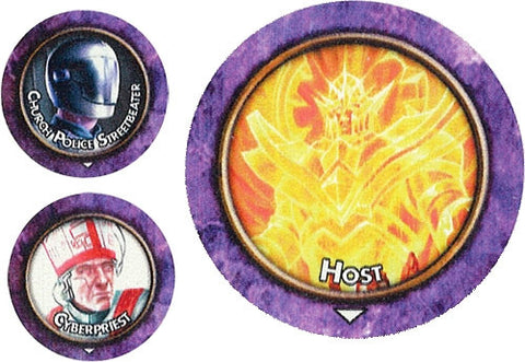Torg Eternity: Cyberpapacy Threats Tokens - reduced