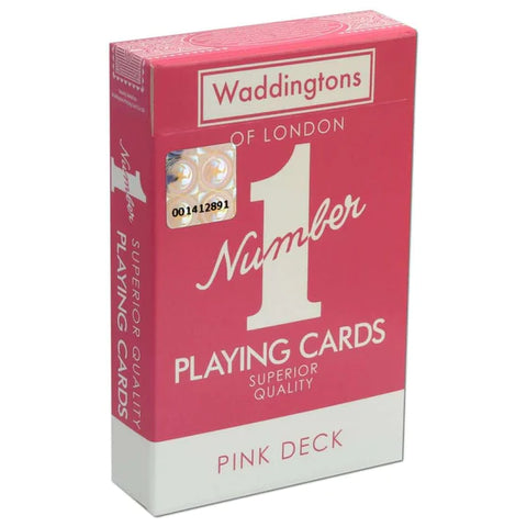 Waddington No 1 Playing Cards - PINK