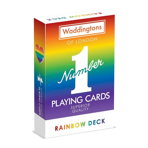 Waddington No 1 Playing Cards - RAINBOW