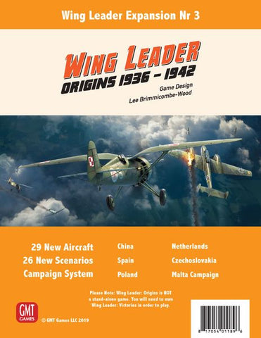 Wing Leader Expansion 3: Origins 1936-1942