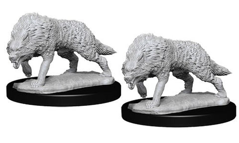 WZK73553: Timber Wolves: Pathfinder Deep Cuts Unpainted Miniatures (W7)