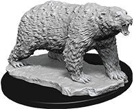 WZK73727: Polar Bear: WizKids Deep Cuts Unpainted Miniatures (W9)