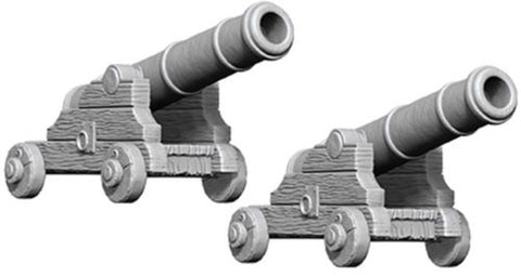 WZK73730: Cannons: WizKids Deep Cuts Unpainted Miniatures (W9)